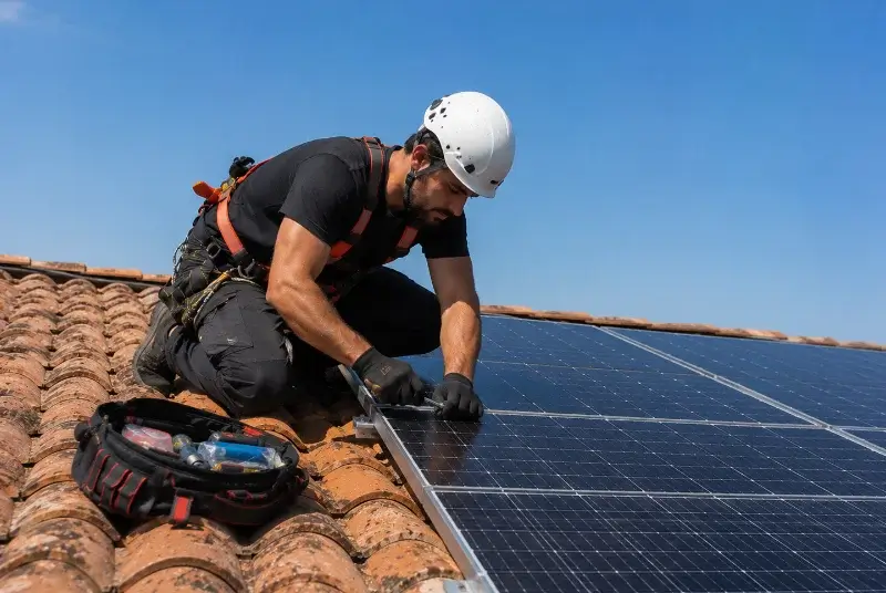 Maintenance et monitoring de panneaux solaires à Bergues