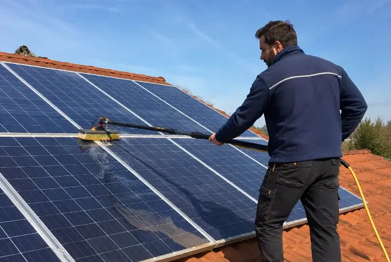 Nettoyage et entretien de panneaux solaires à Bergues